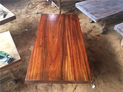 有家木業(yè)非 洲菠蘿格實(shí)木大板桌工廠批發(fā)價(jià) 巴花雞翅木黑檀大板辦公桌老板桌